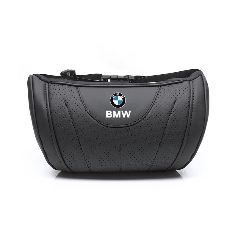 Car Neck Pillow Leather Breathable Soft Headrest Accessories Key For BMW M X F30 F40 F10 E90 F20 E46 E34 E53 E61 E62 E60 G20 G05 bzdf48