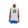 Under Armour Curry Series Colorblock Print Basketball Tanktop Herren Tops Weiß 1377307-100