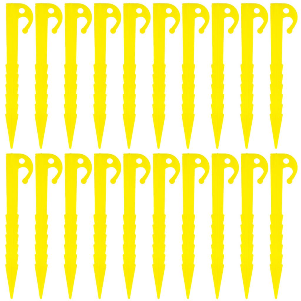 20-200Pcs Garden Lawn Mower Pegs Ground Anchor Nail Laying Boundary Robotic Plastic Lawn Mower Cable Accessories