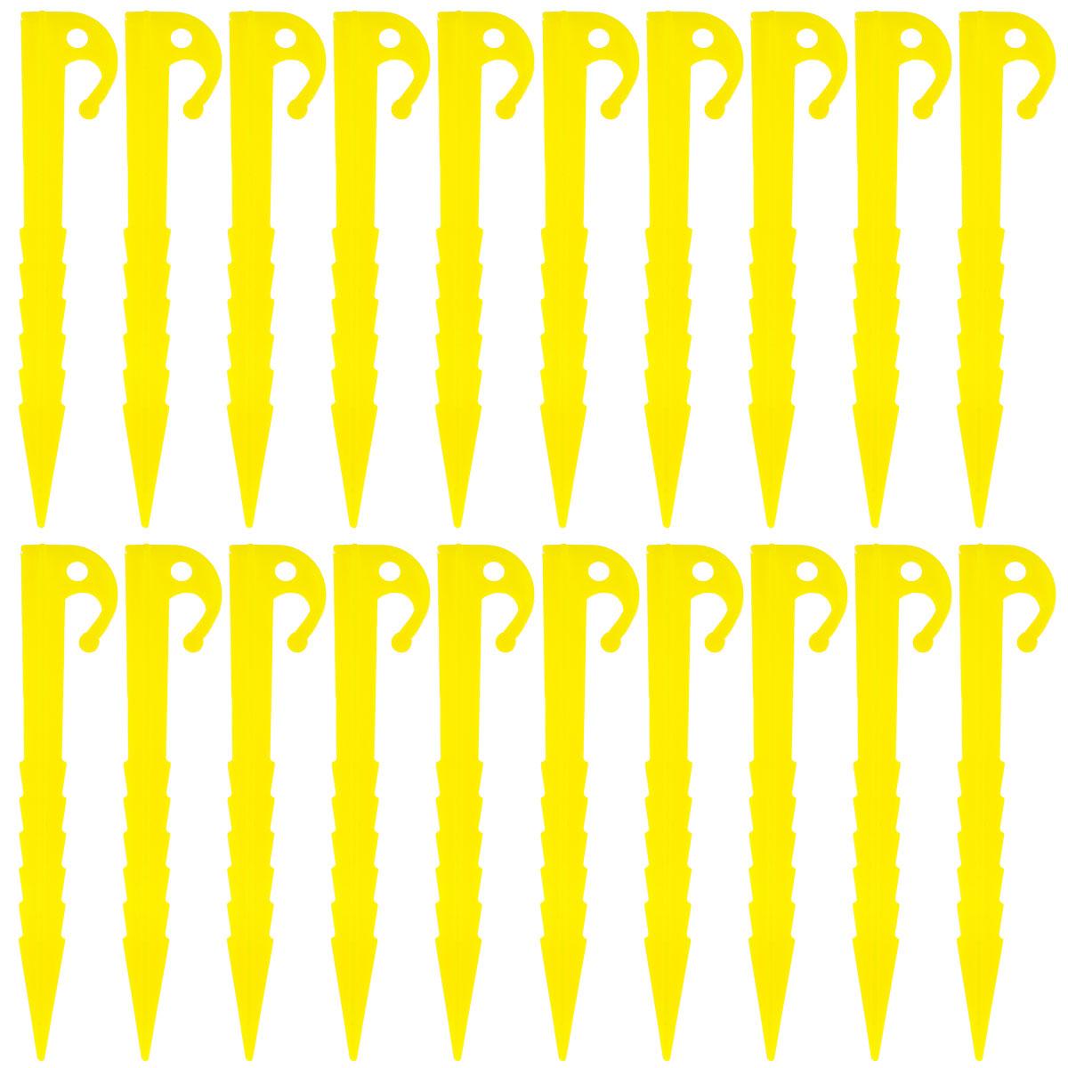 

20-200Pcs Garden Lawn Mower Pegs Ground Anchor Nail Laying Boundary Robotic Plastic Lawn Mower Cable Accessories