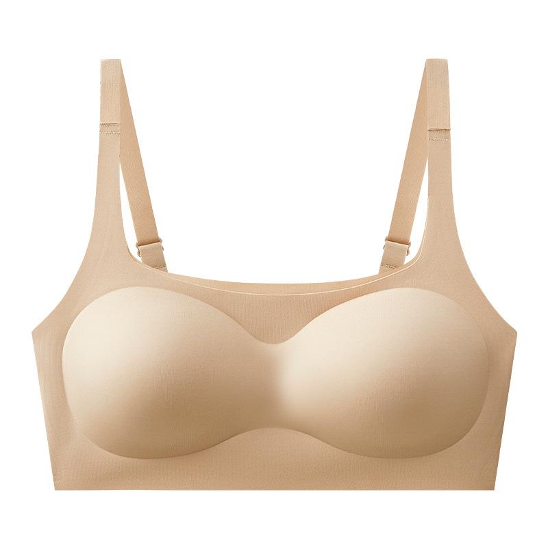Special white t opaque seamless underwear women's small breasts gather and close secondary breasts, anti-sagging soft support, no steel ring bra