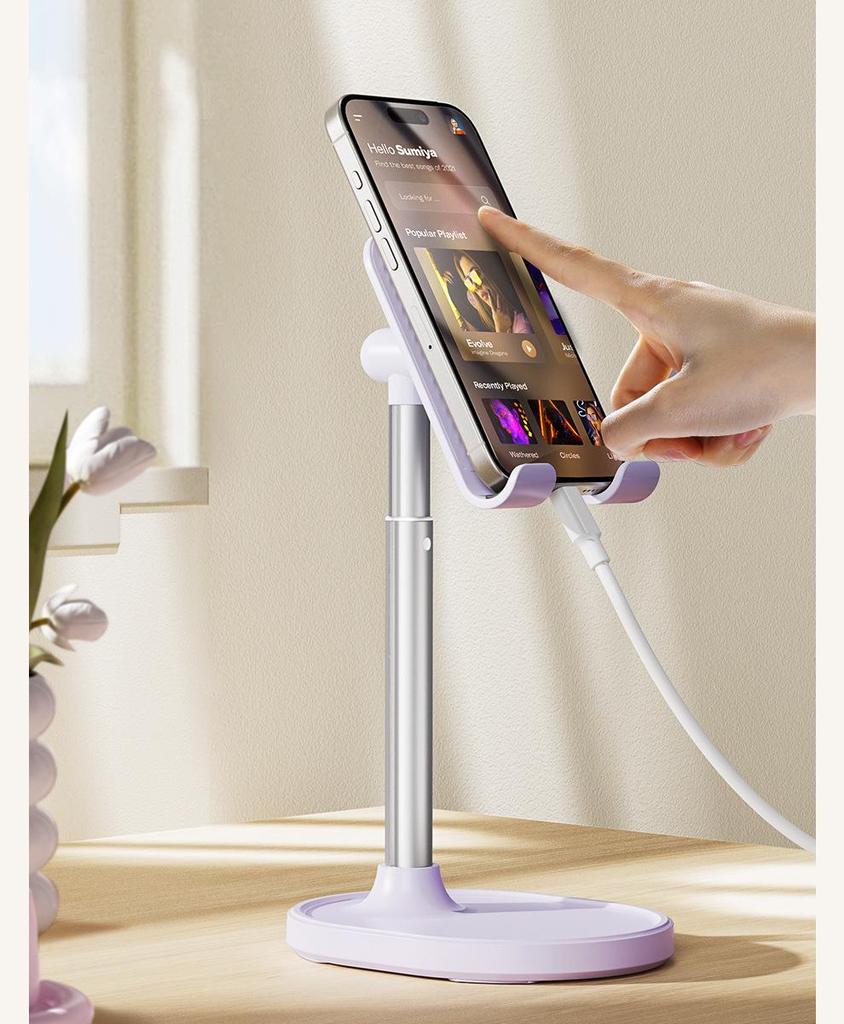 Adjustable Metal Desktop Mobile Phone and Tablet Stand