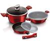 Berlinger Haus Bh-7050 Burgundy Pots And Pans Set