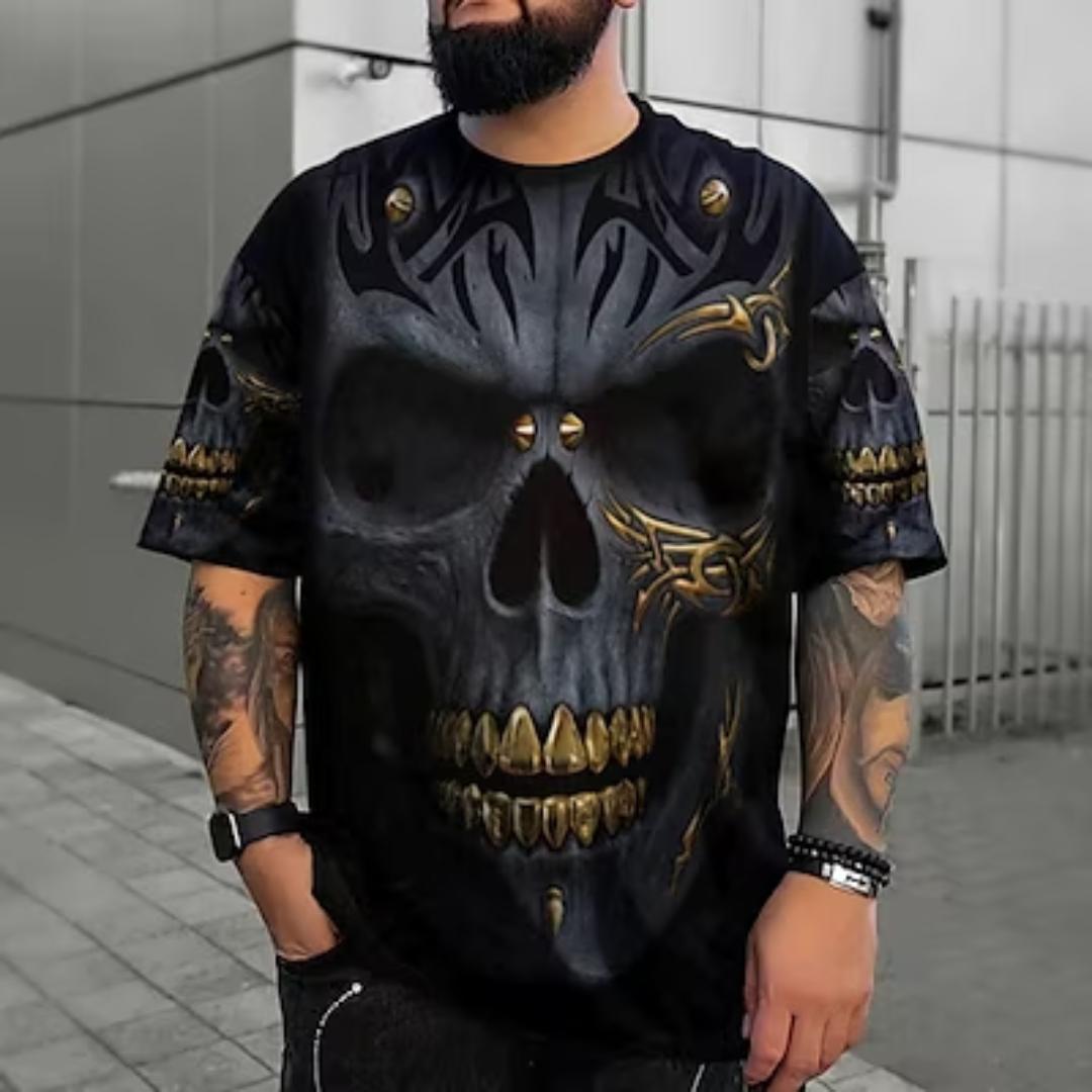 Мужская футболка больших размеров Футболка Big and Tall с круглым вырезом и короткими — фото 3