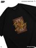 Oversized T-Shirt with Carpet Print On the bBack Retro Vintage 90s