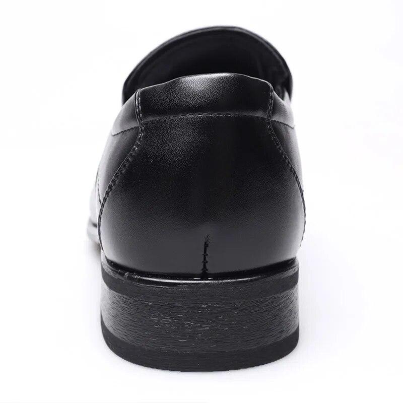 Luxury Shoes For Men Leather Shoes Square Toe Shoes Vintage Slip-On Leather Loafers Outdoor Casual Shoe Zapatos De Hombre