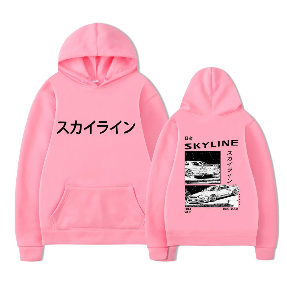 Anime Drift AE86 Initial D Sweatshirt with Double-sided Street Fashion Casual Hoodie