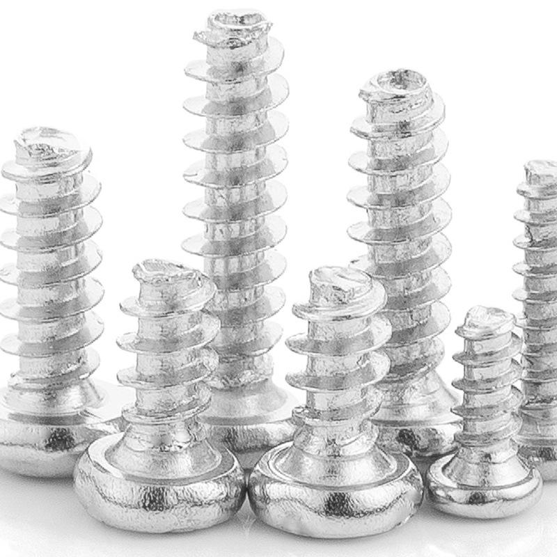 201 Stainless Steel Round Head Self-Tapping PB Screw, Pan Head, M3/M4/M5/M6