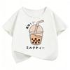 Y2k Graphic Juice Design T Shirts Short Sleeve Kids Childrens Tshirt Boys Girls Summer Spring Casual Top Tee