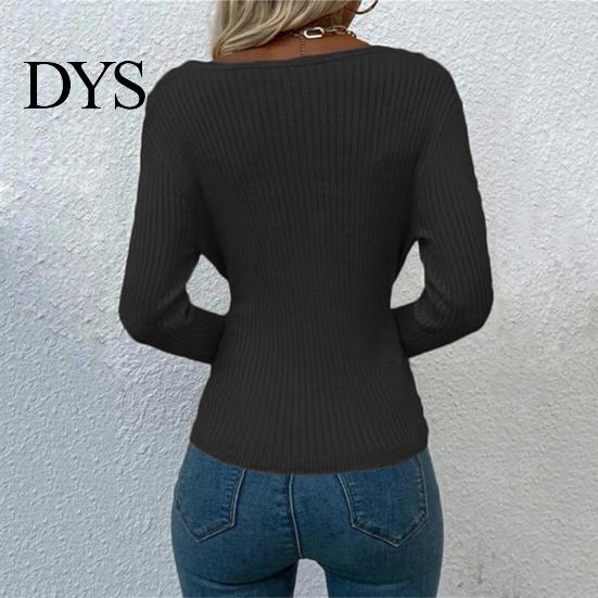 Γυναικείο Πλεκτό Πουλόβερ Σέξι V-Neck Wrap Πλεκτό Τοπ Εφαρμοστό Σταυρωτό Μπροστά Πουλόβερ Μακρυμάνικο Μαλακό Διαπνέον Ύφασμα Ρούχα Φθινοπώρου Ζεστό Wrap-around
