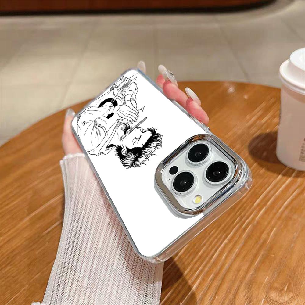 Anime Aces Of D-Diamonds Handyhülle Für Iphone 17 16 15 14 13 12 11 Pro Max Xr Air Plus Silikonhülle Silber Hard Shell Hülle