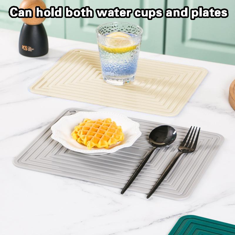 Silicone Pot Mat Square Thickened Heat Insulation High Quality Durable Design Safe for Children Mat Non Slip Corrugated Models Kitchen Table Mats