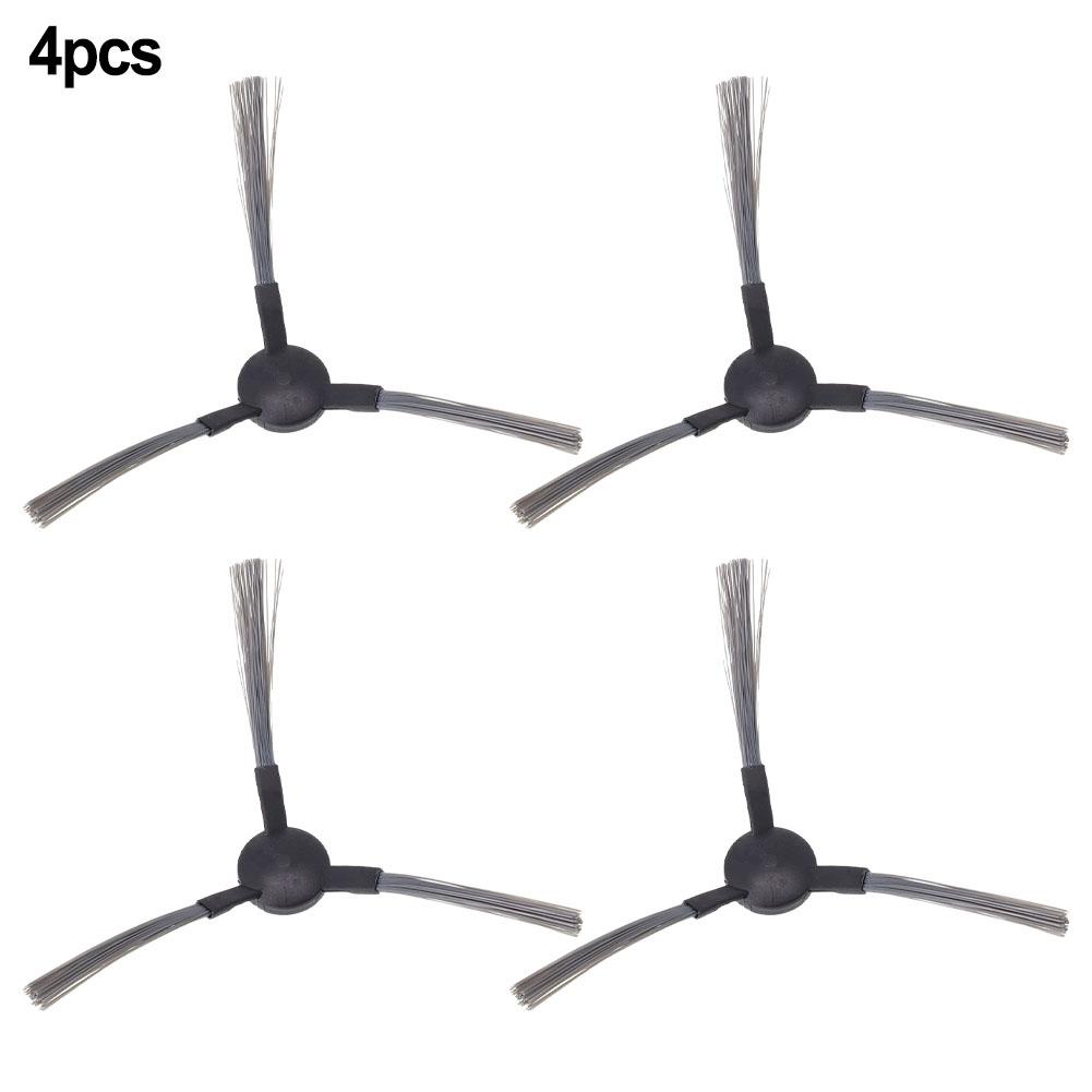 4/10 Stück Seitenbürsten 54mm ABS+Nylon Schwarz Für Cecotec