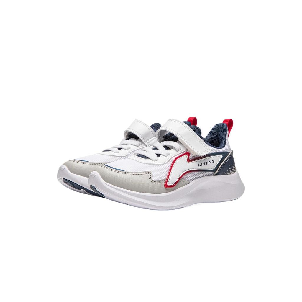 Li Ning Kids Sports Lifestyle Synthetic Leather Comfortable Lightweight Non-Slip Breathable Low-Top Training Shoes Kids Sneaker YKNU076-1