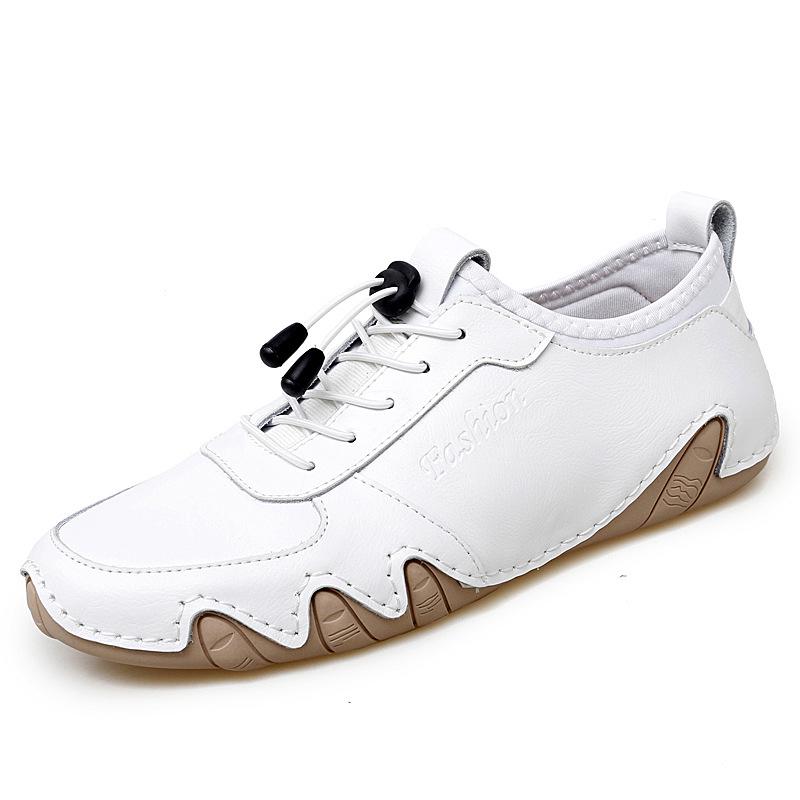 Men's Large Casual Leather Low-Top Octopus Driving Shoes for Spring & Autumn