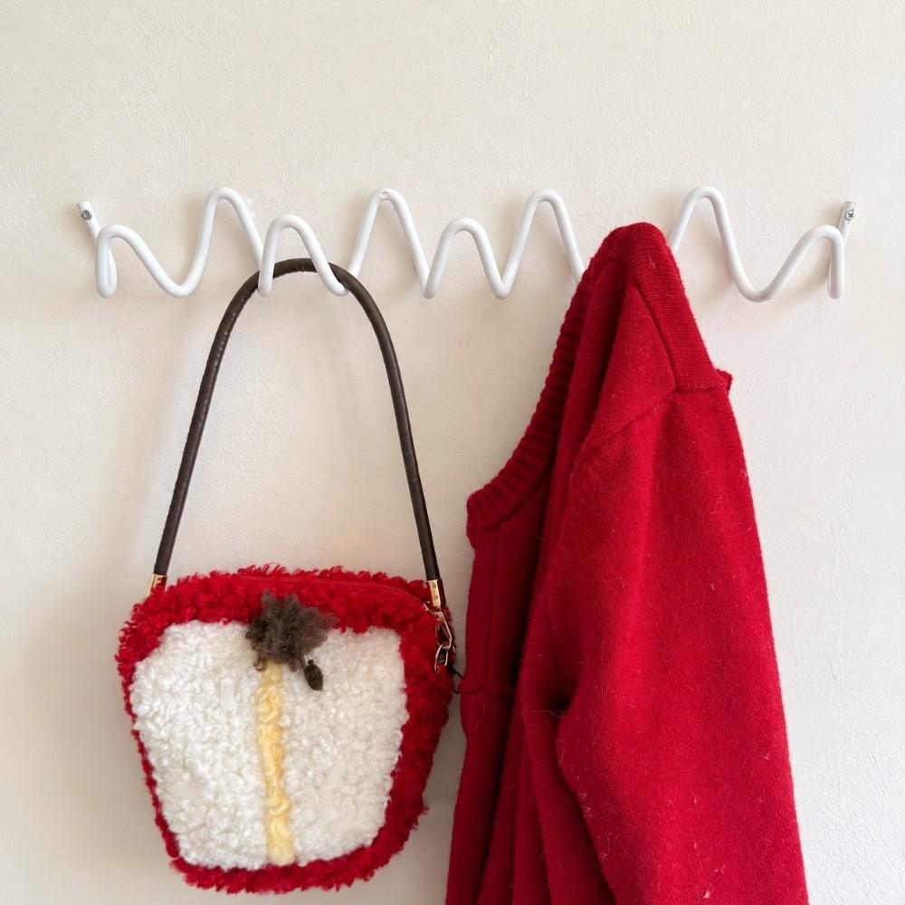 3/4/5 Haken Deur Achter Kledinghaak Minimalistisch Sleutelhaak Rek Metaal Wandhaak voor Keuken Slaapkamer