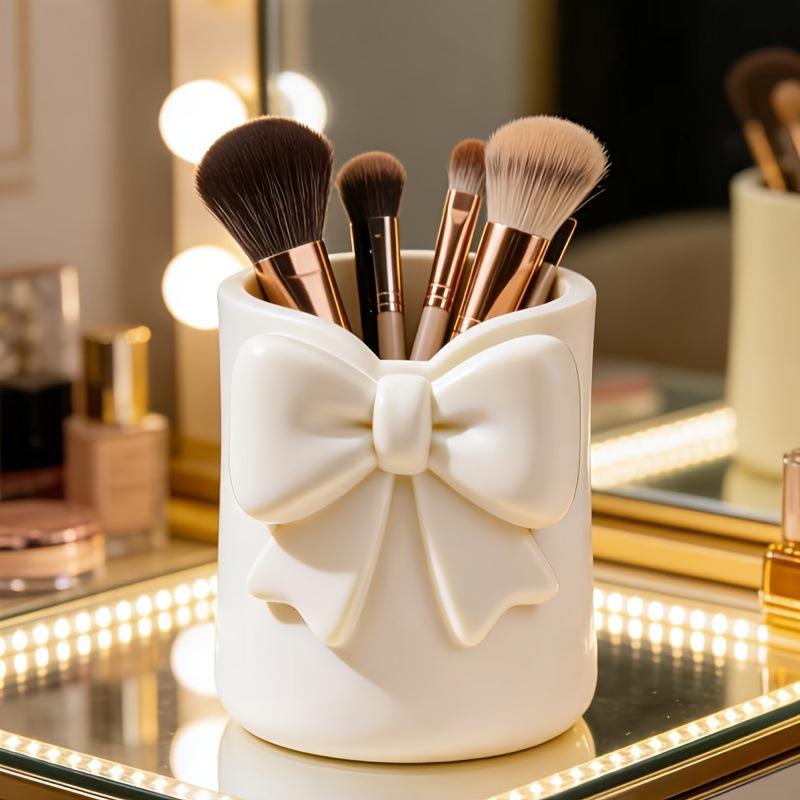 3D Fashion Desk Storage Bucket Multifunctional Eco-Friendly Makeup Brush Organizer Pen Holder for Student Dorm
