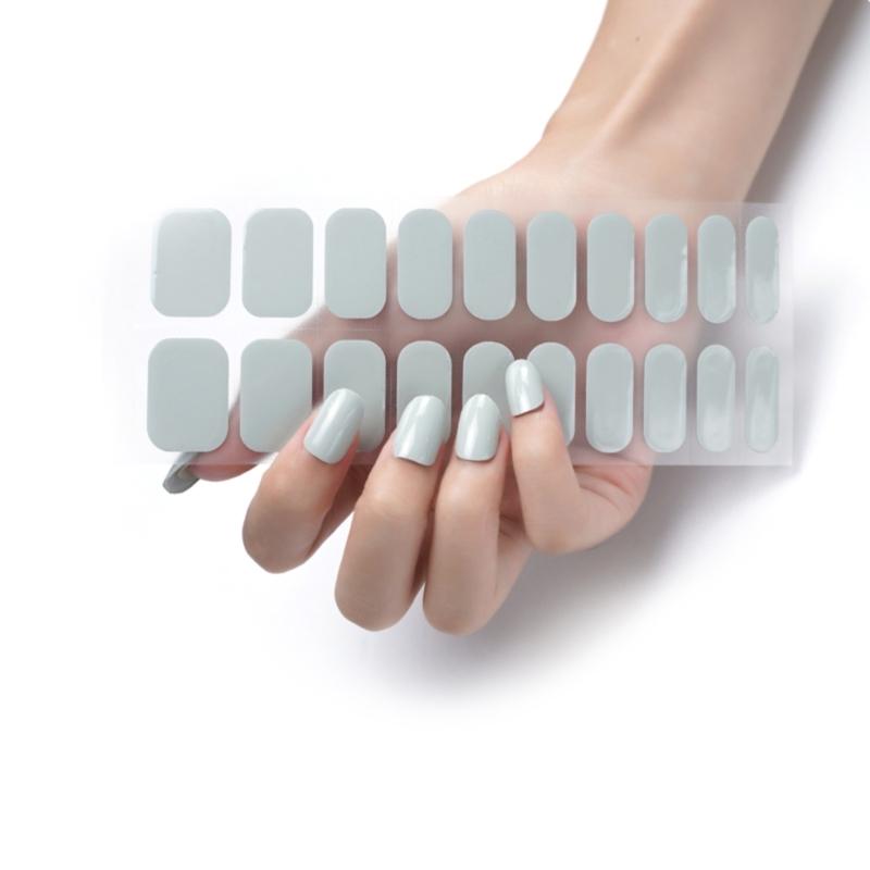 20Pcs Self-Adhesive Nail Wraps, Nail Gel Polish Strips Full Wraps Nail Polish Stickers Gel Nail Strips Gel Nail Stickers