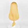 Applejack Cosplay-Perücke, hochwertige Anime-Perücke, lang, goldgelb, Kopfhaut, hitzebeständig, Kunsthaar, Anime-Party-Perücken + Perückenkappe