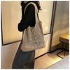 Women Crochet Tote Bag Hollow Beach Bag Large Capacity Handbag  Knitted Shoulder Bag Shopping Bag For Travel Vacation