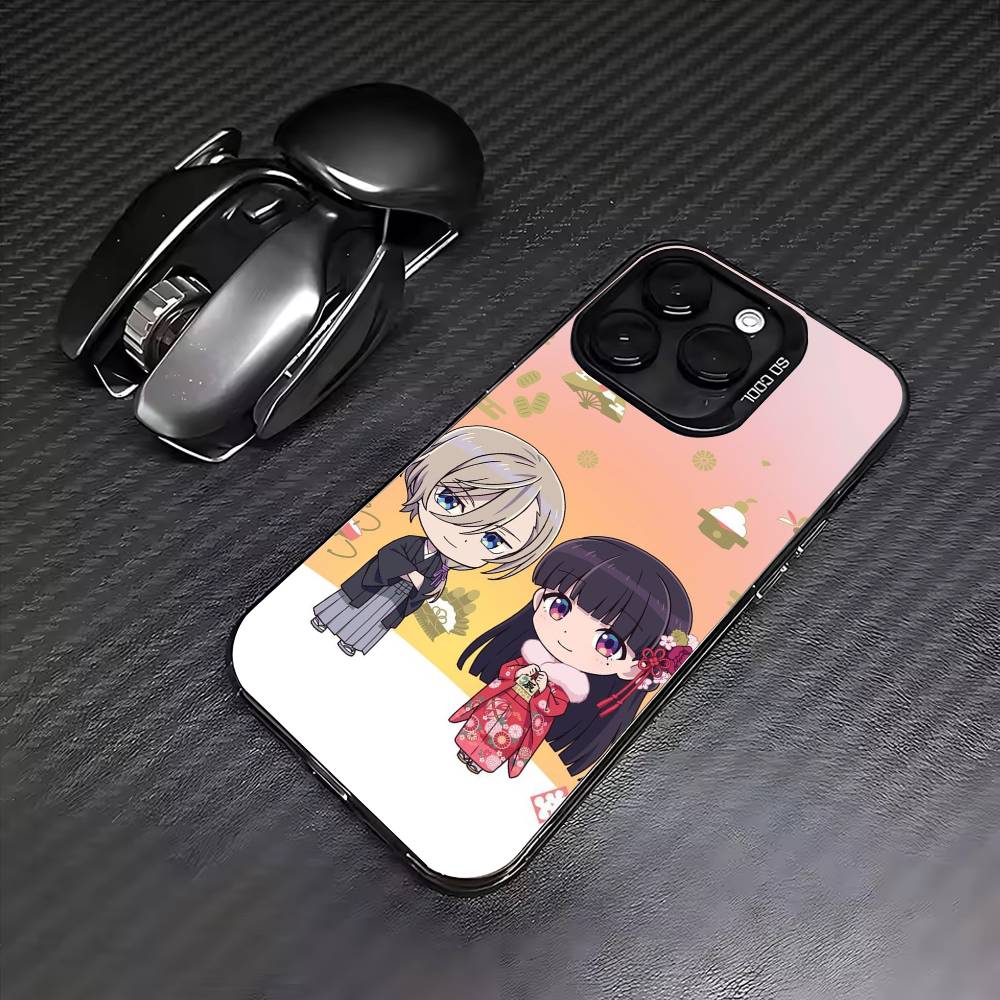 Anime M-My Happy M-Marriage  Phone Case For iPhone17,16,15,14,13,12,11 Plus,Pro Max Colored Silver Plated Inside Cover