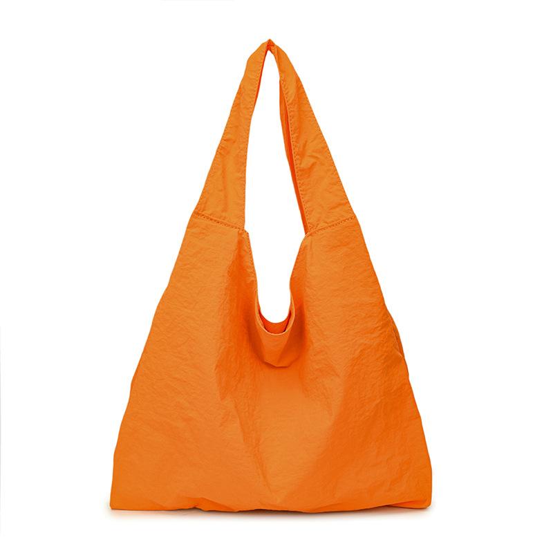 Large Capacity Trendy Shoulder Bag Fashion Casual Solid Color Commuter Underarm Bag Simple Casual Texture Tote Bag