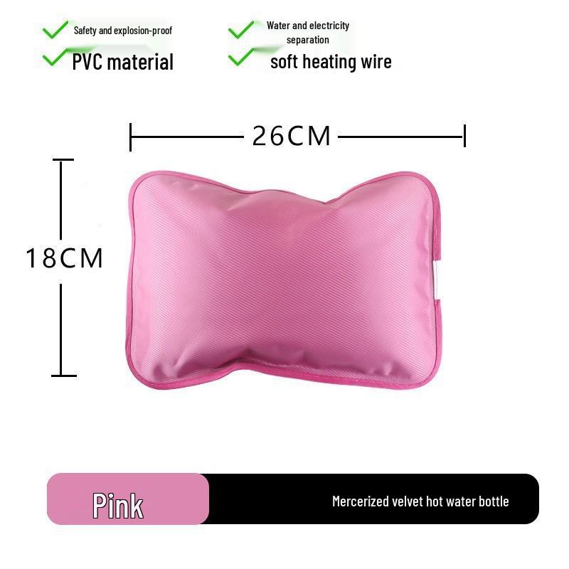 Flerbruks elektrisk varmtvannsflaske: Hånd-, midje- og fotvarmer