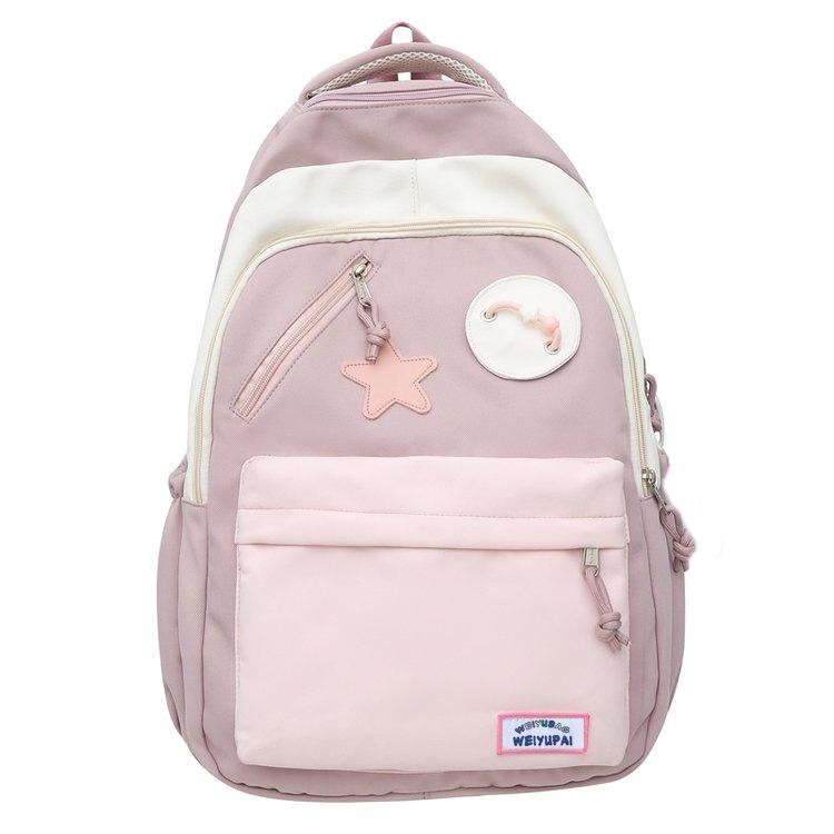 Schultasche Schüler Schultasche Mittelschule Hoher Wert Rucksack Nische Ins Japanischer Oberschüler Make-up-Tasche zweiteiliger Rucksack