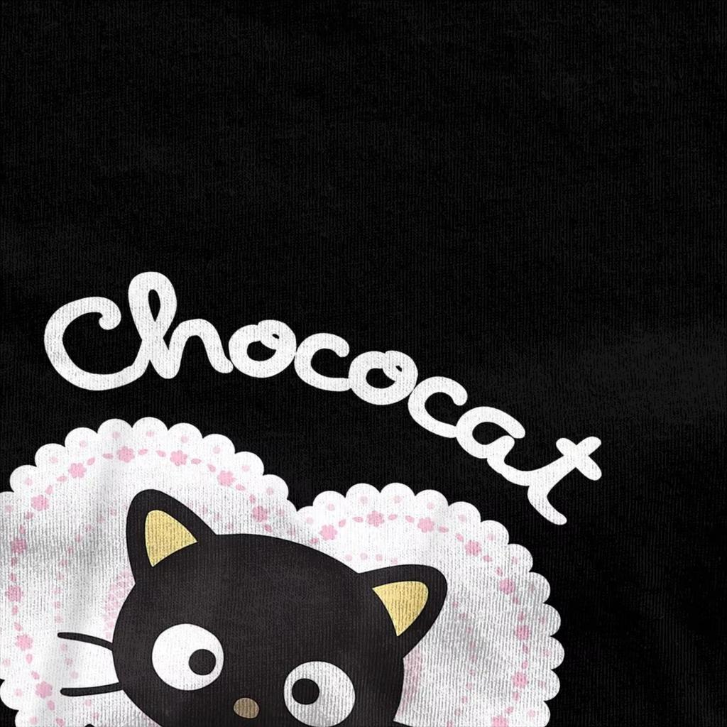 Chococat Sweet Valentine for Men Women T Shirts Cool Tees Short Sleeve O Neck T-Shirts Pure Cotton Party Clothing