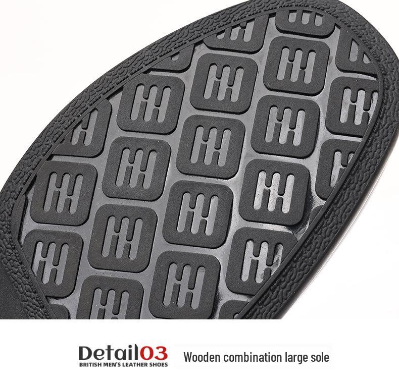 Men's Breathable Cowhide Slip-On Loafers: Shiny, Versatile Casual Leather Driving & Business Shoes.