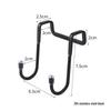 304 Stainless Steel Double-Headed No-Punch S-Shaped Hook for Cabinet or Door Storage