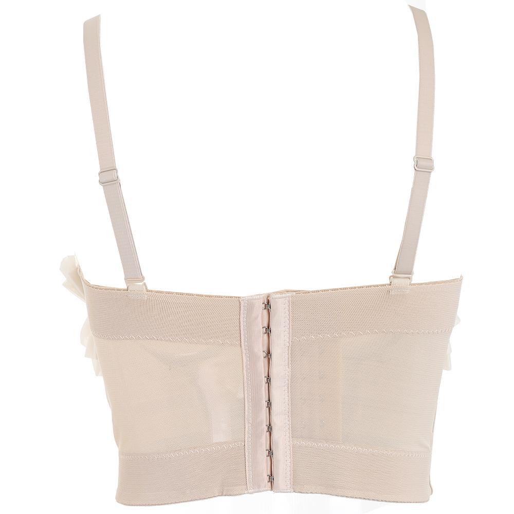 Women's Underwear Bra Beaded Corset Beaded Layered Ruffle Cami Tank Top Camisole Top