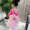 Girls Pink Ballet Dance Bag Students Backpack Embroidered Ruffled Handbag Children Ballerina Bag Kid Gymnastics Backpack