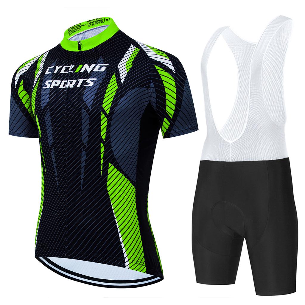 Man Bib Shorts Bi Cycle Jersey Men Mountain Bike Jerseys Mtb Bicycle Clothing Mens Cycling Clothes  2026 Summer Breathable Cycling Suit Set