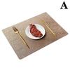 1Pcs Washable Double Side Pu Leather Placemat Texture Waterproof Heat-Resistant Table Mats Home Hotel Dining Table Decoration