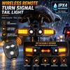 with Turn Signals Bike Tail Light Remote Control LED MTB Rear Light  Safety Warning
