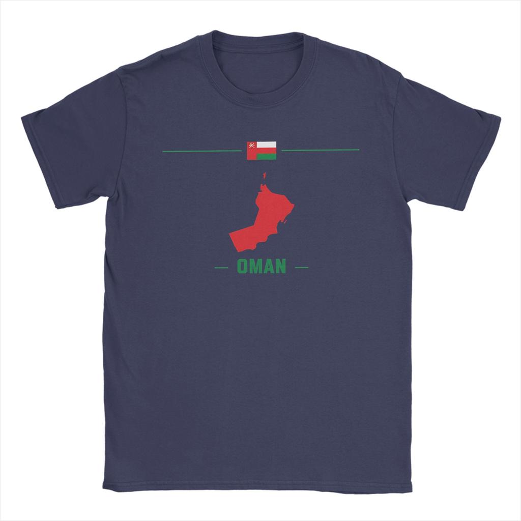 Oman Map T Shirt Mens Pure Cotton Fashion for Male TShirt Flag National Pride Heritage Silhouette Tees Short Sleeve Clothes