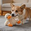 Plush Duck Dog Toy Squeaky Dogs Chew Toy Soft Stuffed Animal Puppy Teething Toy for Dogs