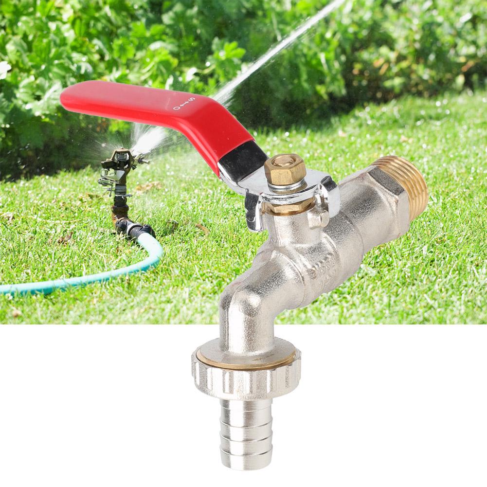 G12" Outside Garden Tap Easy Turn OnOff Lever Handle Water Supply Faucet