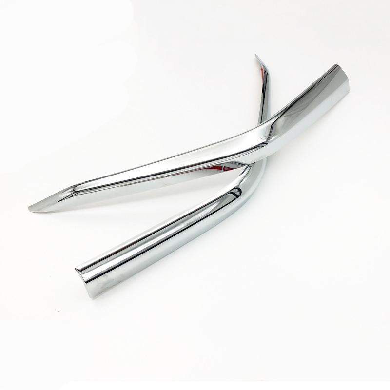 For Toyota Alphard 30 2018   Sport ABS Chrome Front  Bumper Corner Protection Strip Cover Trim Decorative  Accessories