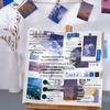 Yuxian Sky Island Series Headscarf Stickers: 50 Sheets of Artistic Fresh Romantic Journal Material in 6 Styles.