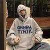 Autumn Winter Letter Printing Loose All-match Hoodies Women Casual Fashion Hooded Pullover Top Lady Sweatshirt
