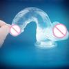 3 Sizes Realistic Transparent Crystal Big Dildo Masturbator for Female Women