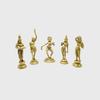 Original Brass Apsara Showpieces Statue, Decorative Items, Gold, Size - Standard