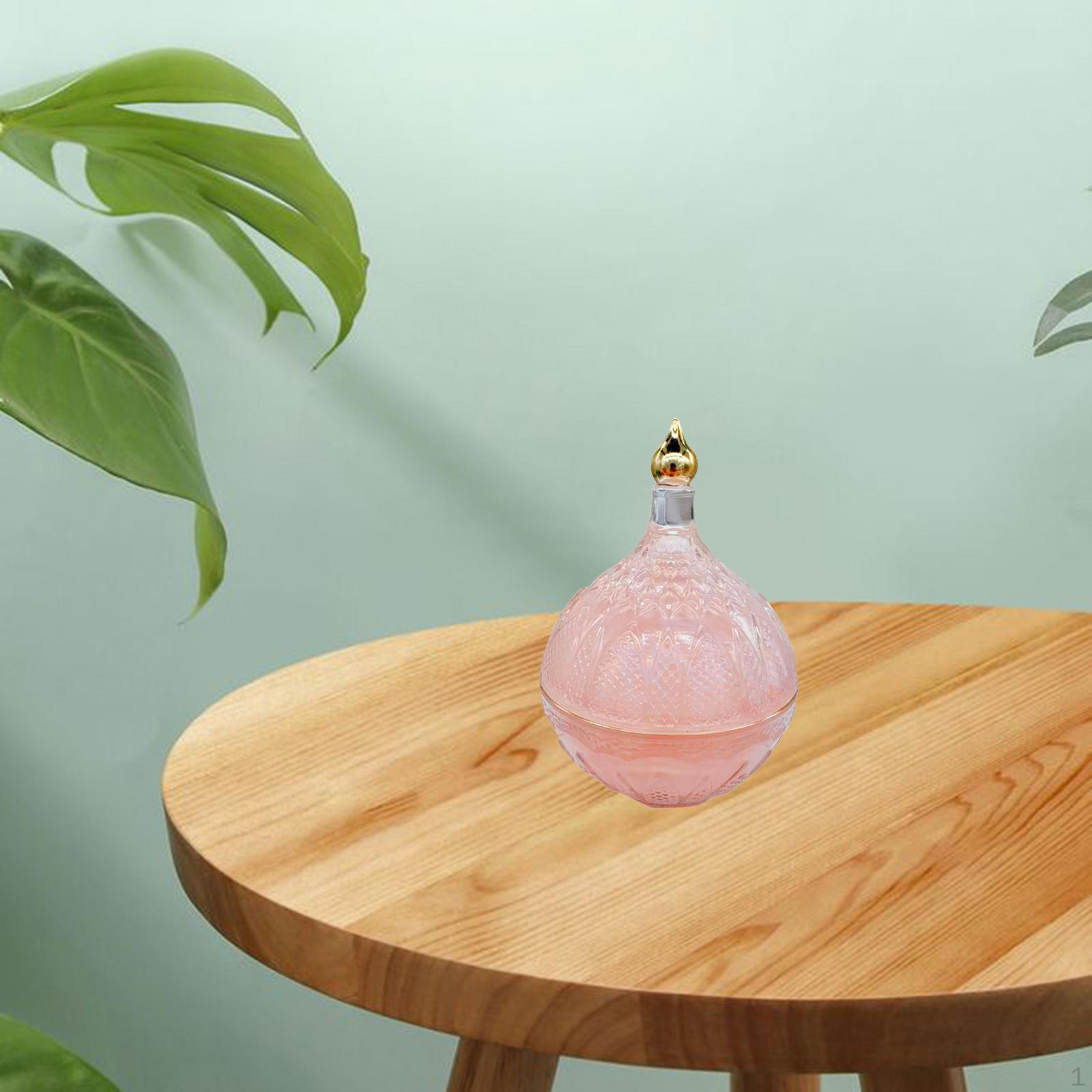 

Burner Holder Container Home Decoration Accessory Pink Ornament Decor 9x13cm