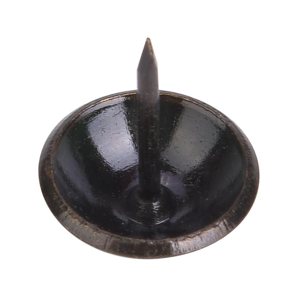 100Pcs Upholstery Nail Retro Round Head Thickened Decorative Furniture Accessories