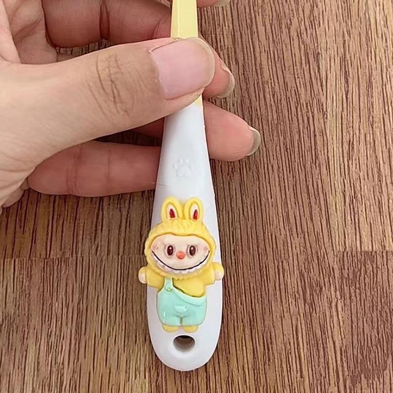 Labubu Kids Baby Soft Toothbrush Teeth Deep Cleaning Portable Dental Oral Care
