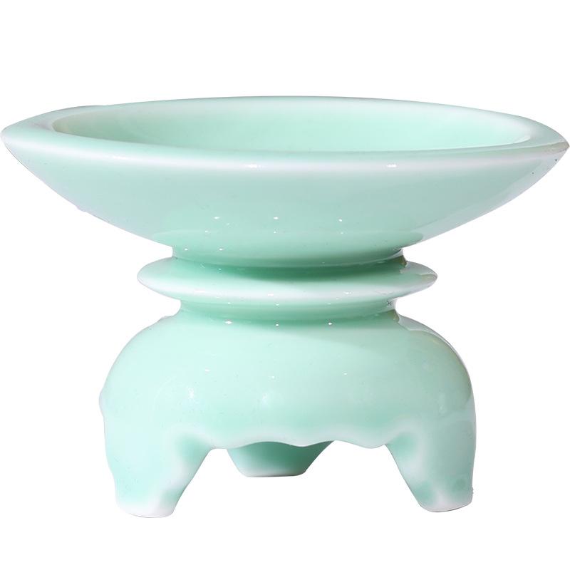 Celadon Incense Holder Home Aromatherapy Decor Tea Room Creative Chinese Incense Burner