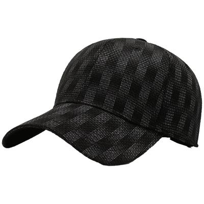 White Fang Checkered CA803 for Men and Suitable for Outdoor and Fishing Hat, (Black), Women, Sports, Casual, Activities,