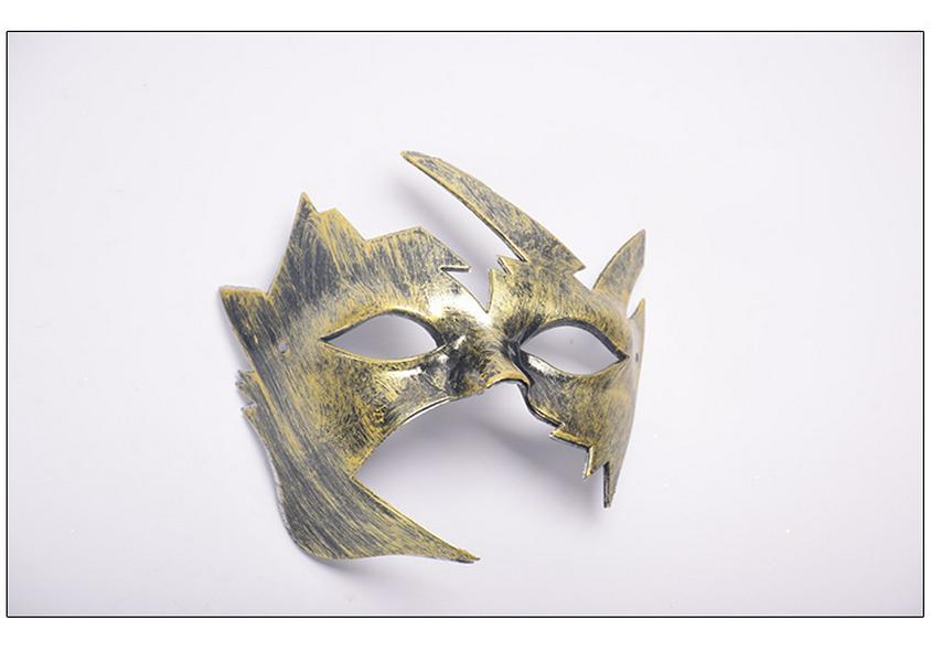 Batman Half Face Maple Leaf Anime Mask - Halloween Eye Mask